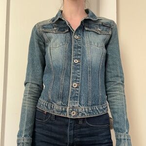 Vintage denim jean jacket